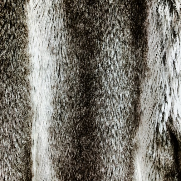 L’Affaire Faux Brown/Gray Fur Jacket M - Picture 14 of 15